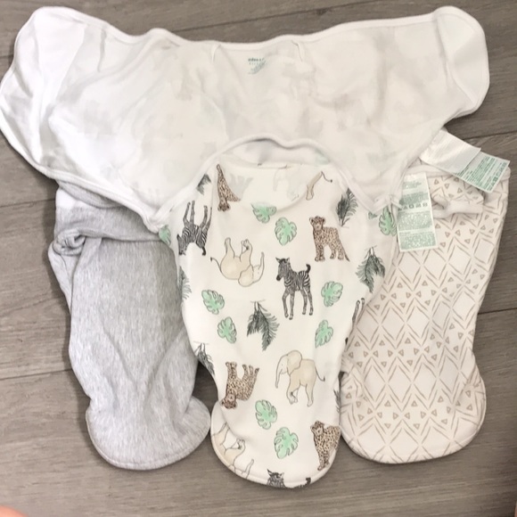 ESSENTIALS WRAP SWADDLE - 3 PACK | Aden & Anais | 0-4M - Picture 5 of 10